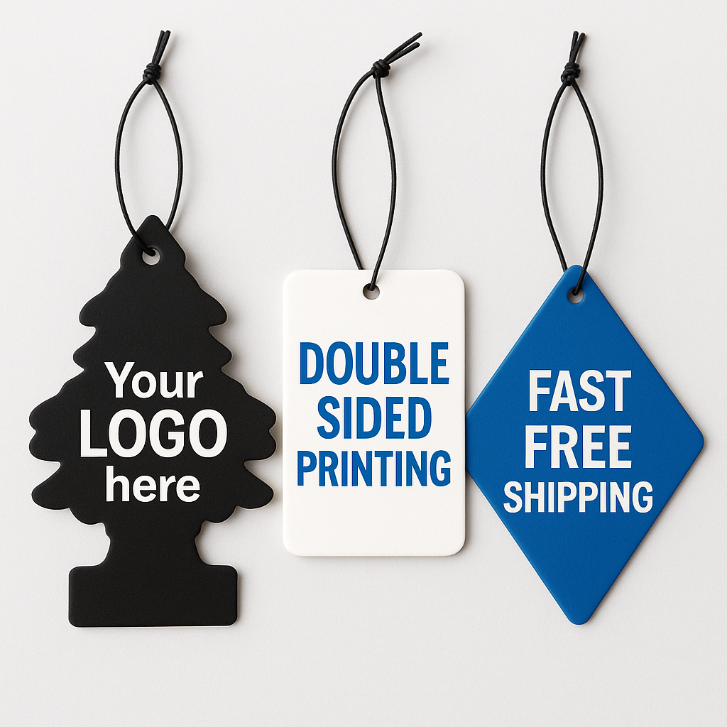 1000 Custom Car Air Fresheners โ Personalized with Your Logo