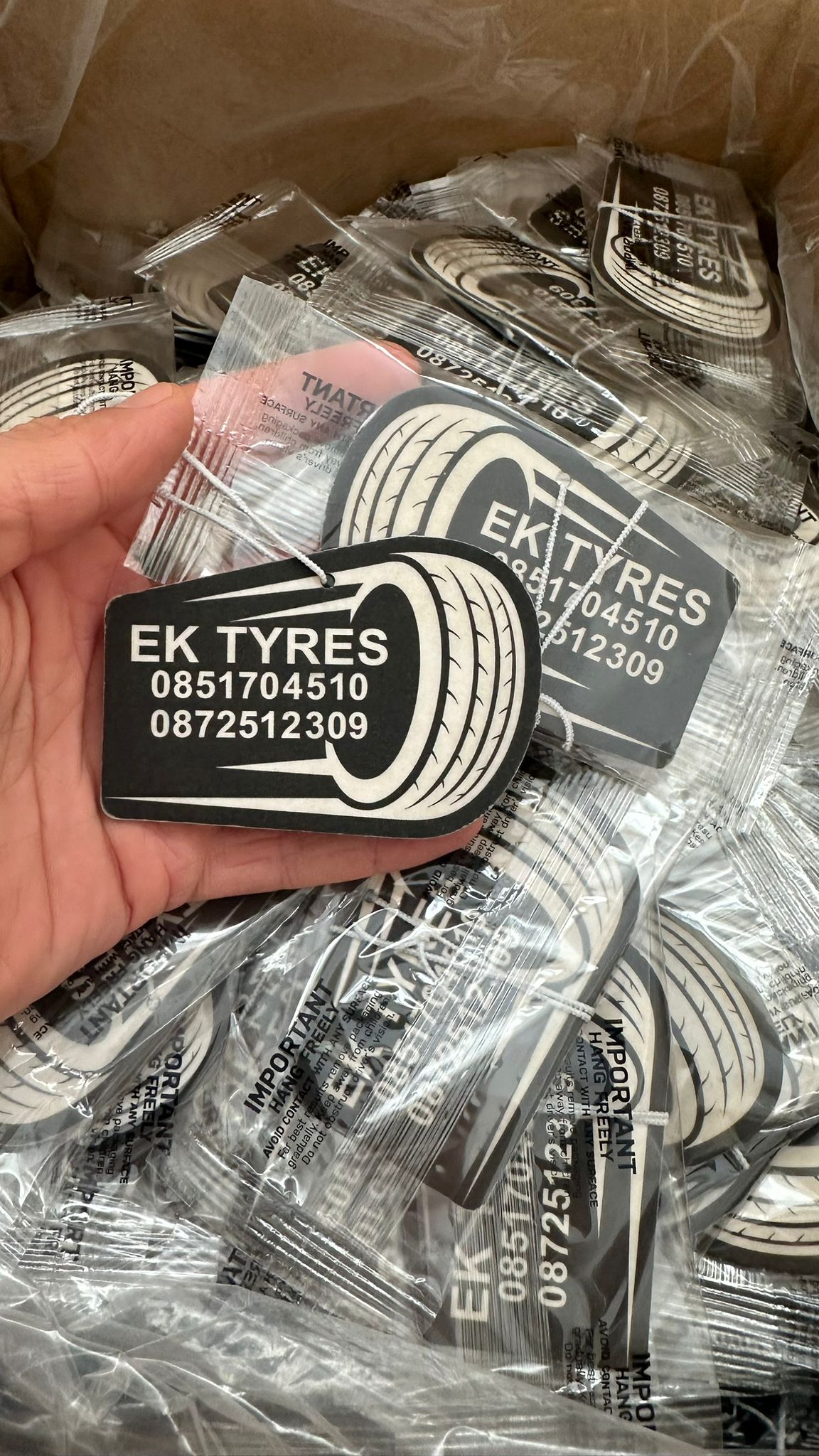 1000 Custom Car Air Fresheners โ Personalized with Your Logo