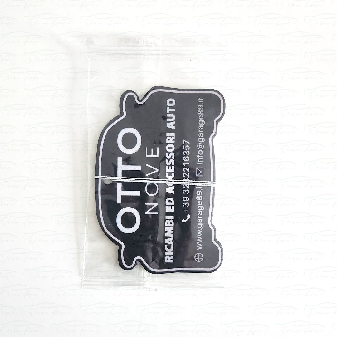 Custom logo air fresheners tailored for car dealerships, repair shops, and detailers