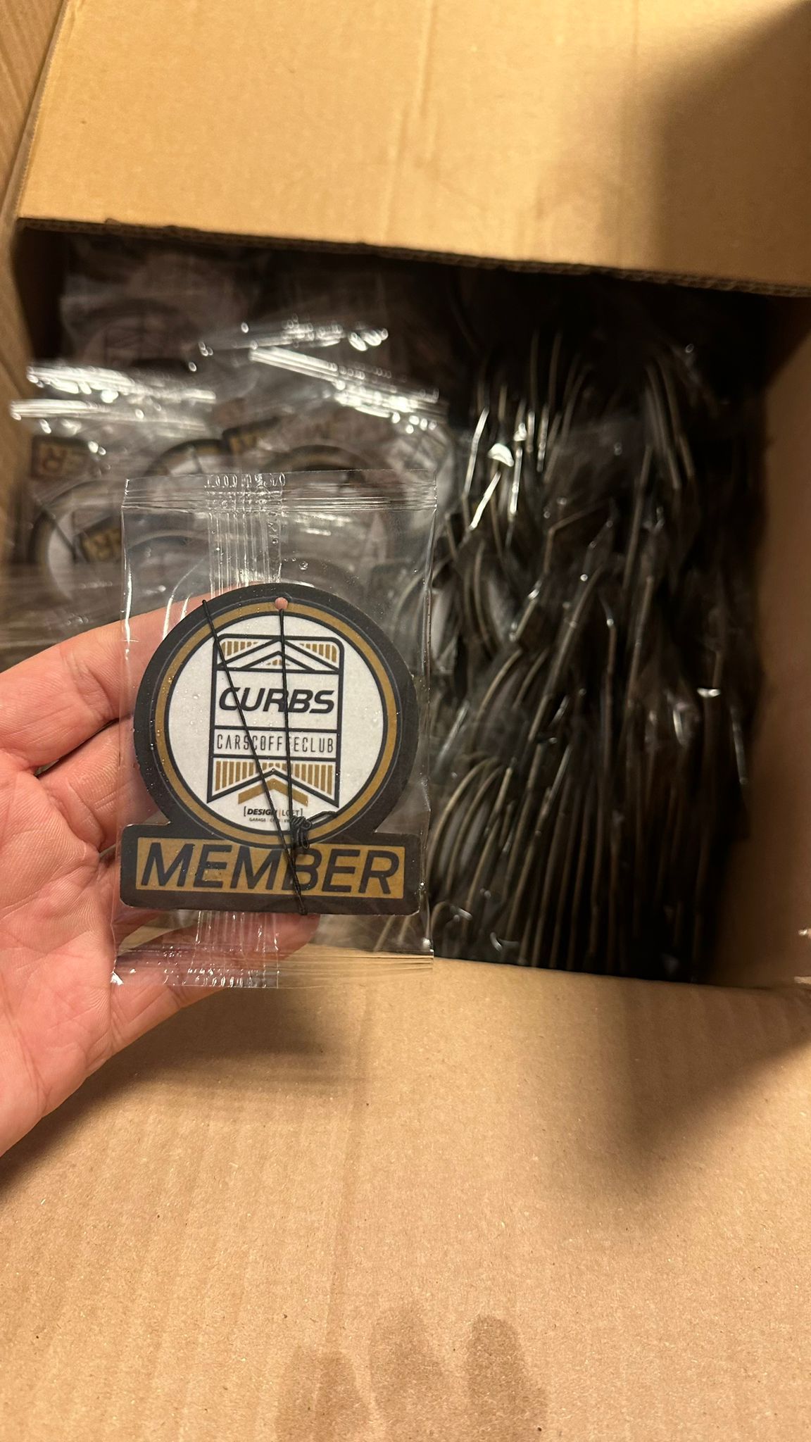 Customized car air fresheners crafted for brand promotion, featuring long-lasting fragrances and bold designs