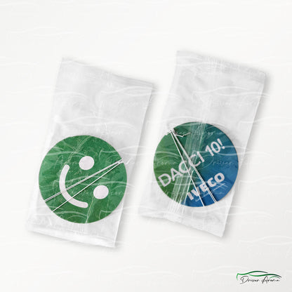 1000 Pieces Custom Printed Car Air Freshener with Your Logo and paper Holder