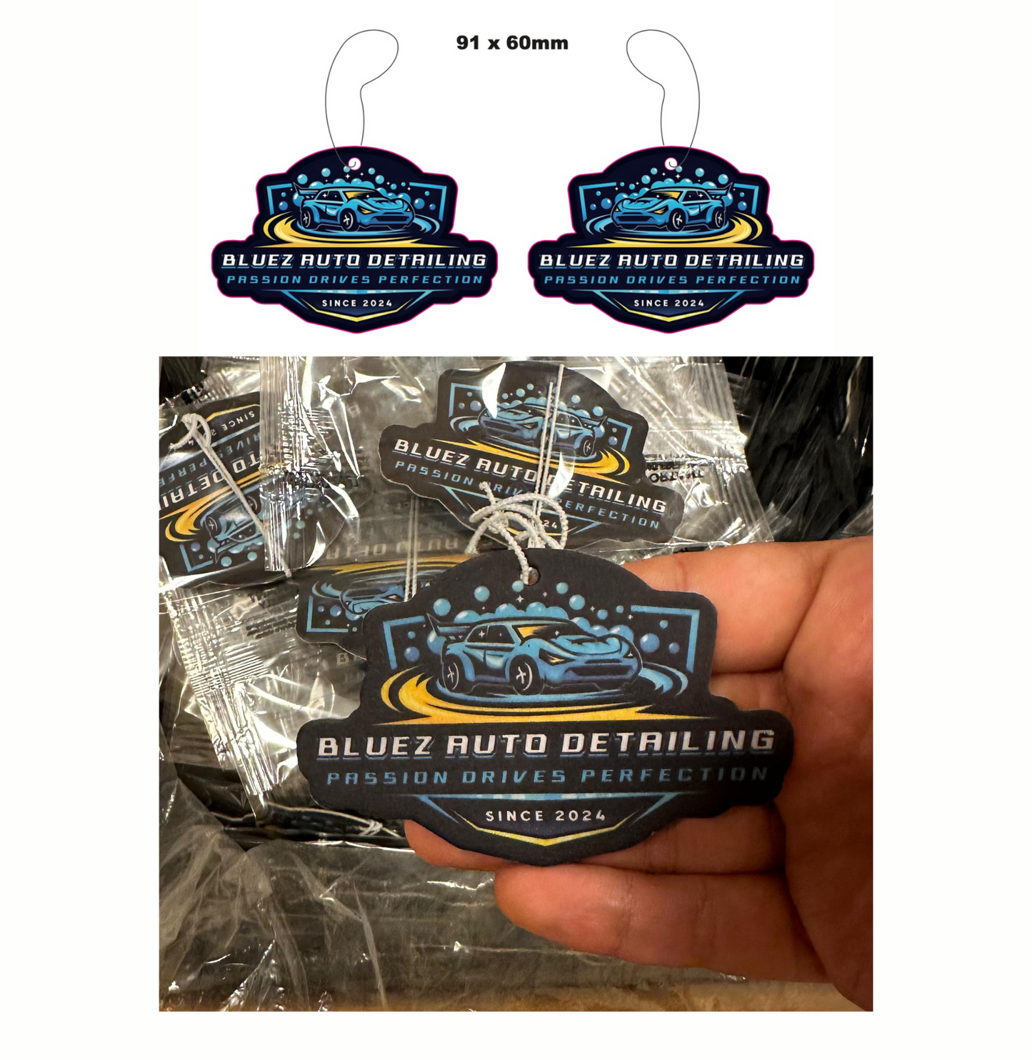 1000 Pieces Custom Car Air Freshener with Your Logo